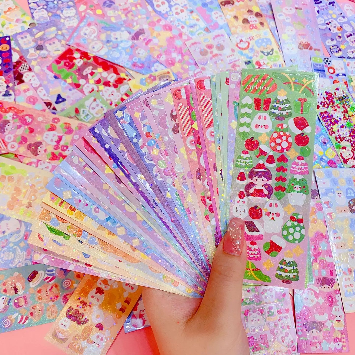 10-100Pcs Kawaii Handbook Stickers